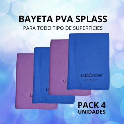 PACK 4 BAYETAS PVA SPLASS